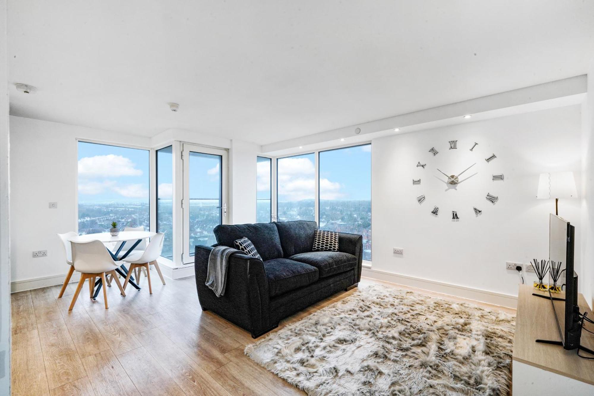 Luxury Apartment With Stunning Views On 10Th Floor Edgware Zewnętrze zdjęcie